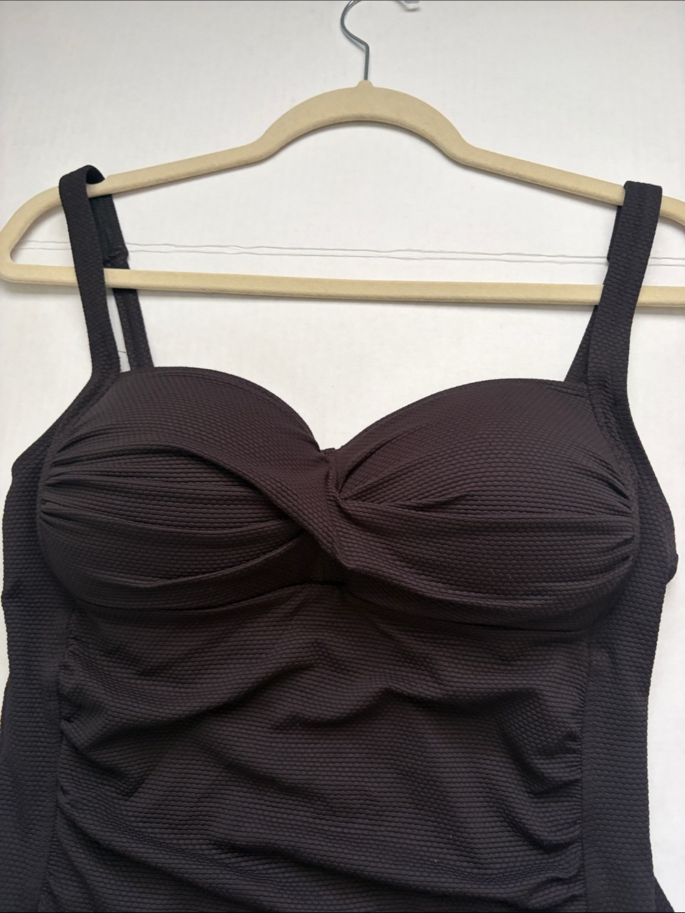 Nip/Tuck Black Bustier One-Piece Swimsuit size 10 - Picture 3 of 7